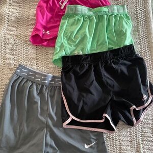 Girls athletic shorts bundle